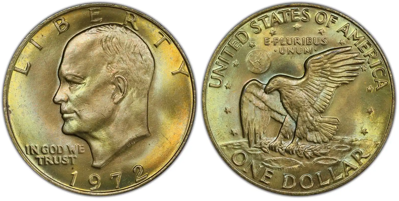 Type 1 – 1972 Philadelphia Dollar