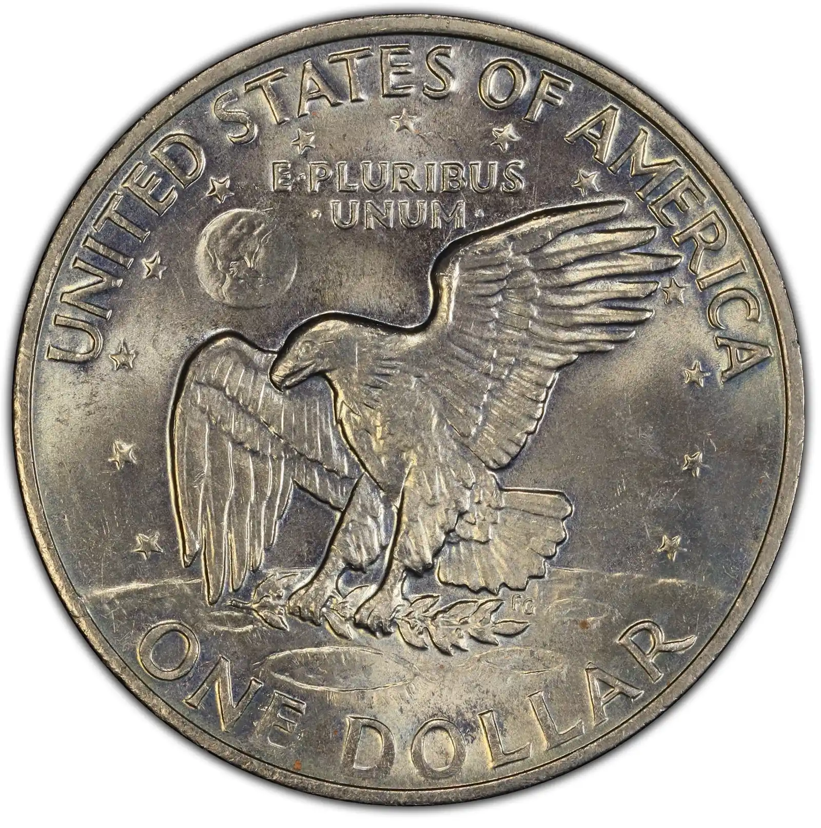 1972 silver dollar type 2 reverse (not silver)