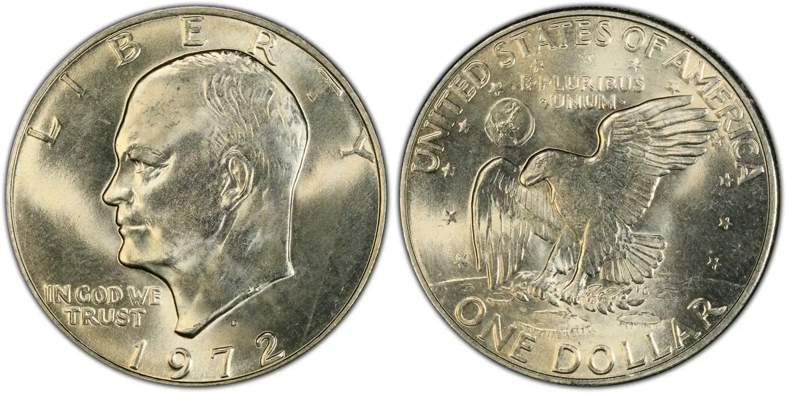1972-D Eisenhower Dollar