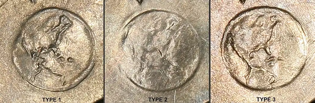 1972 Eisenhower Dollar Types Comparison