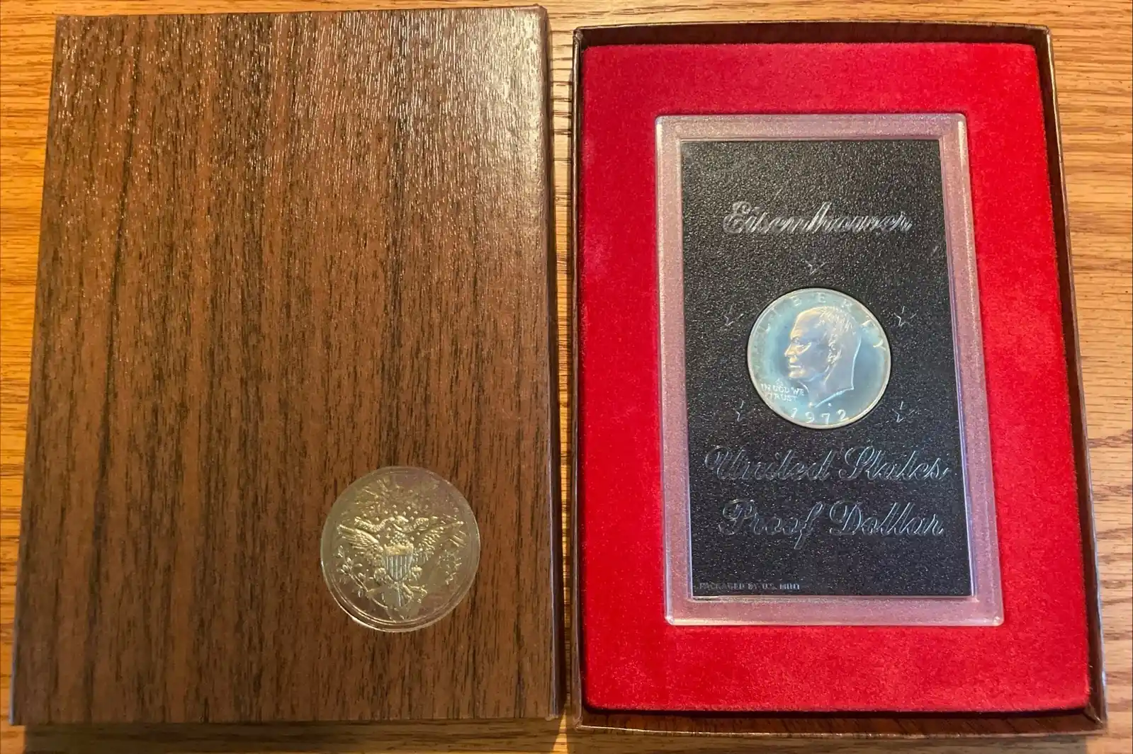 1972-S Eisenhower Dollar – Silver Proof ("Brown Ike")